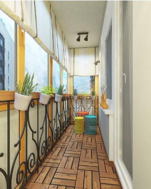 7 удачных идей для оформления балкона. 05