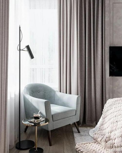 Красивый интерьер спальни. 04