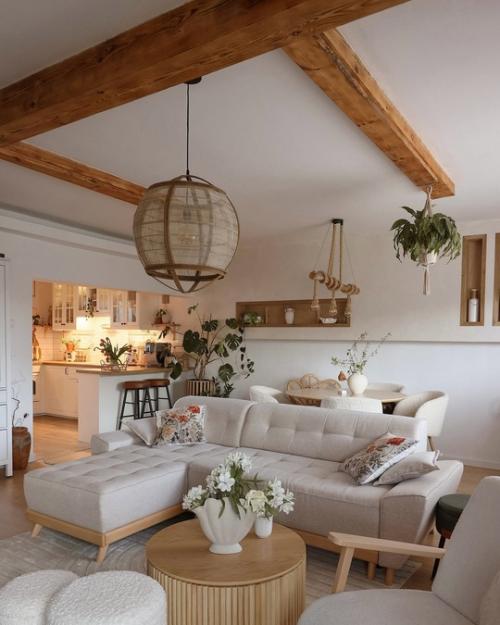 Весна в уютной кухне - гостиной. 03