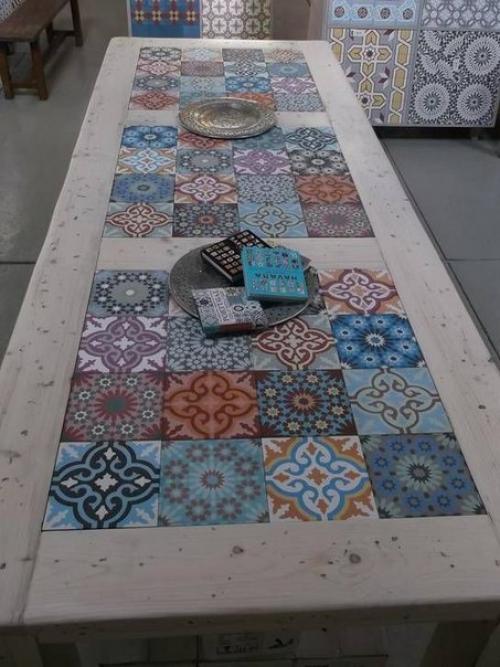 Несколько идей, что делать с остатками плитки в квартире. 09