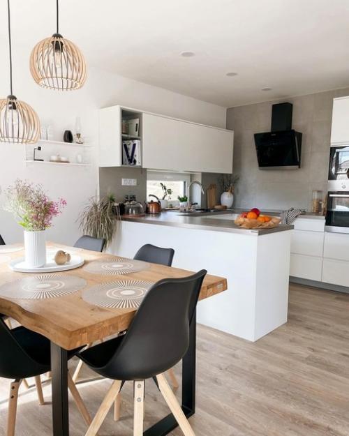 Добро пожаловать в скандинавский дом, где интерьер оформлен в обожаемым нами сочетании теплого дерева, серого и белого цвета. 04