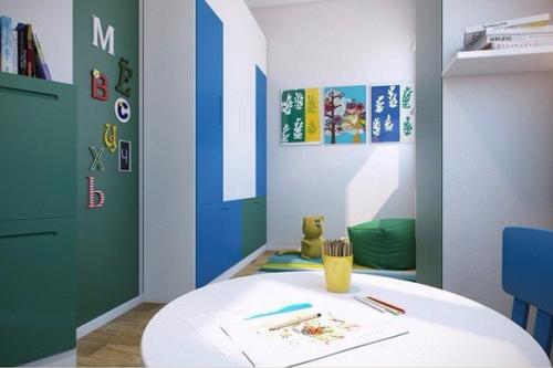 Игры разума: проект перепланировки квартиры площадью 84, 4 кв. 07