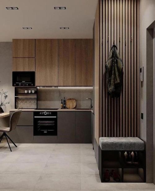 Интерьер кухни - гостиной. 06