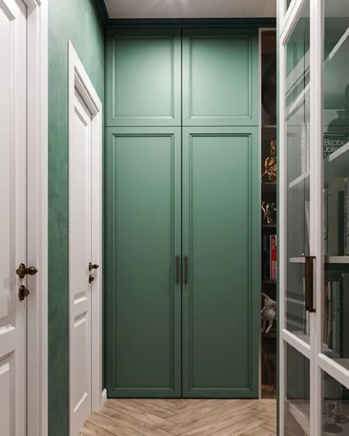 Всех уже с порога или прихожая в изумрудном цвете удиви. 02