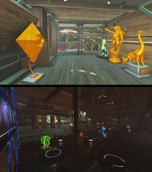 Геймер под ником Avaslash создал копию ресторана красти краб из Губка Боб Квадратные Штаны в No Man's Sky. 07