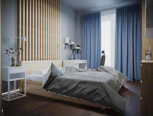 Современный интерьер!  Завершена работа над проектом редизайна 2-х квартиры на ул. Гастелло, которая принадлежит молодому человеку до 30 лет. 06