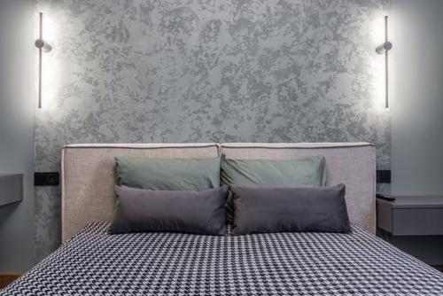 Спальня в проекте квартиры под сдачу в г. курган. 01