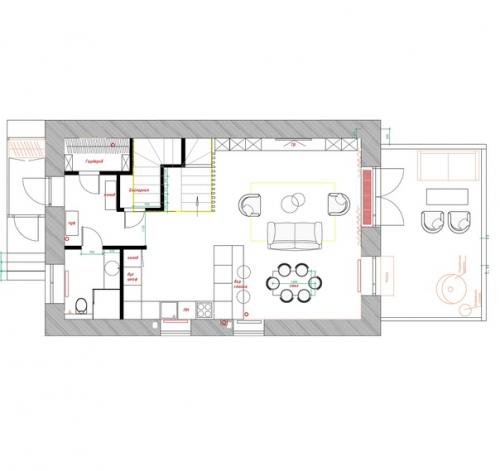 Чудесный интерьер загородного дома! 06