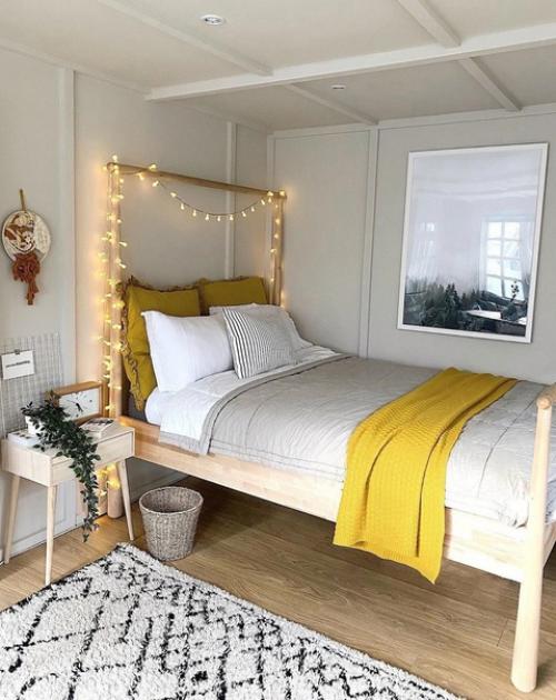 Красивый интерьер. С акцентом на жёлтый цвет. 02