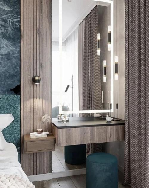 Красивый интерьер спальни. 03