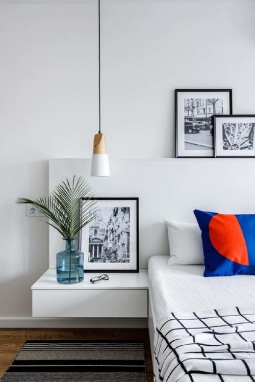 Пример обустройства небольшой однокомнатной квартиры, в которой решили обойтись без перепланировок. 03