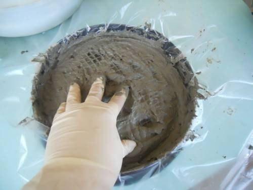 Корзинка из гальки. 01