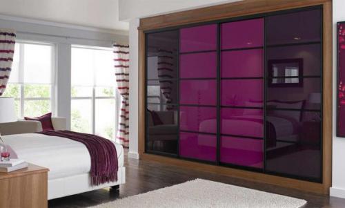 Варианты дизайна фасадов дверей шкафа - купе. 04