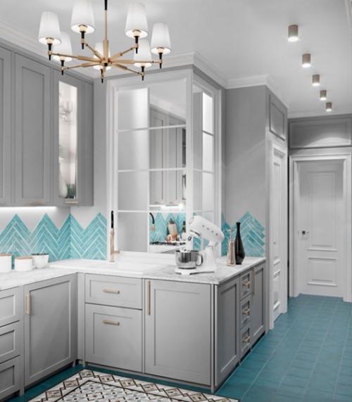 Светлый интерьер квартиры площадью 37 кв. 02