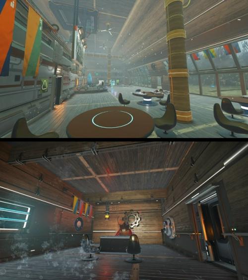 Геймер под ником Avaslash создал копию ресторана красти краб из Губка Боб Квадратные Штаны в No Man's Sky. 05