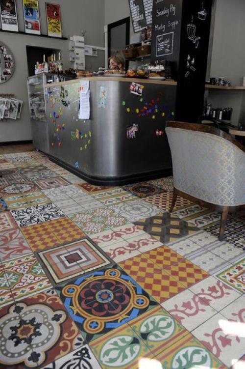 Стиль пэчворк. Керамическая плитка пэчворк очень востребована и пользуется большой популярностью в создании дизайна интерьера. 01