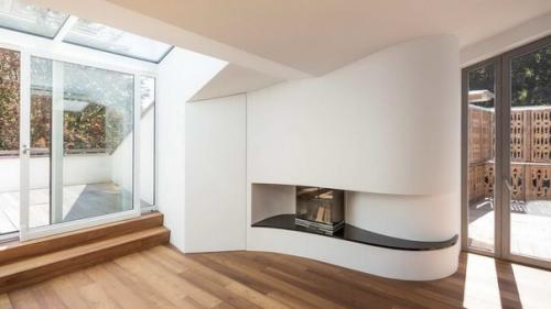 Дом с декоративным деревянным экраном в Австрии. 05