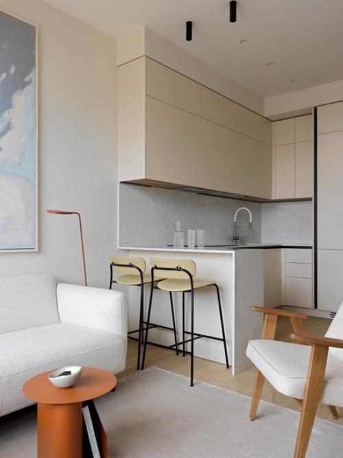 Все оттенки бежевого в оформлении кухни - в нашей подборке! 01