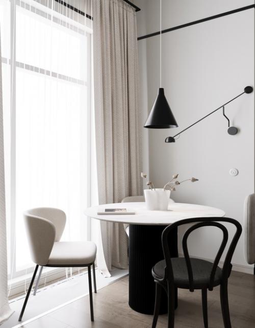 Проект 1-комнатной квартиры 37 м 2 в ЖК квартал Che в Санкт-петербурге. 02