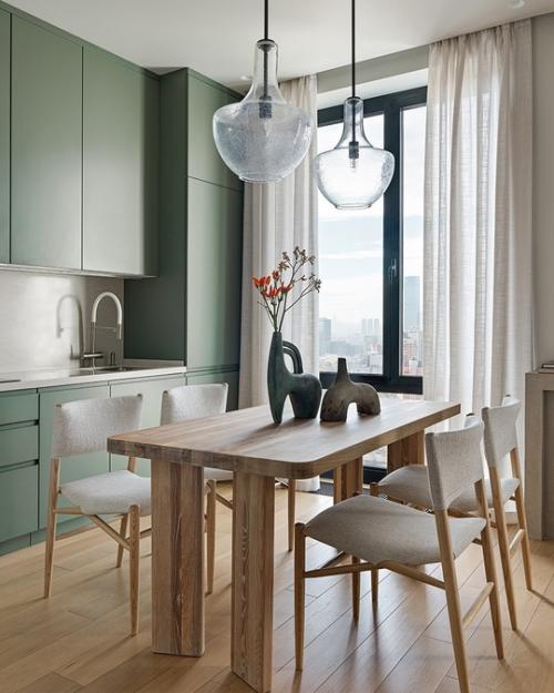 Интерьер квартиры - студии 45 м 2 в центре Москвы для девушки. 02