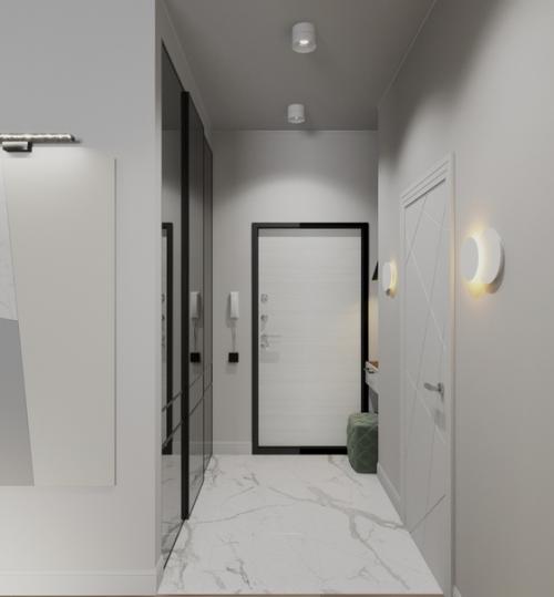 Фрагмент работы, квартира в Москве. 04