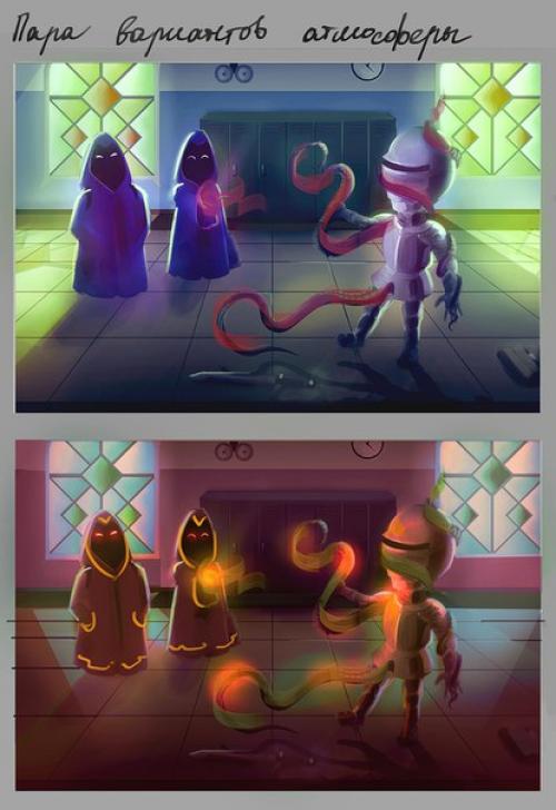 Здрасте.  Как сделать пол, шкафы стены не такими плоскими? 02