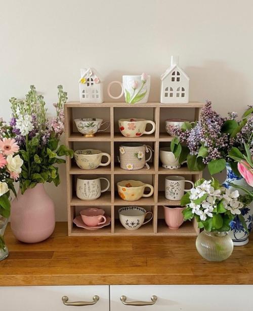 Цветы как часть интерьера в прекрасном доме Юстины. 07