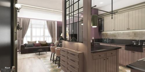 Дизайн проект интерьера квартиры 38 кв. 01