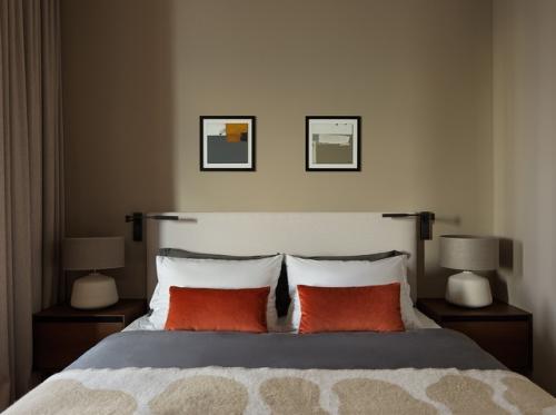 Интерьер квартиры - студии 45 м 2 в центре Москвы для девушки. 06