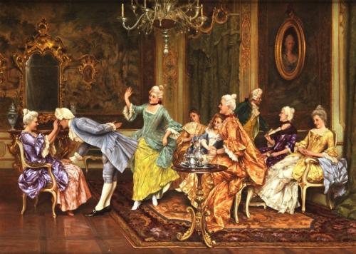 Артуро Риччи (Arturo Ricci, 1854-1919) - представитель итальянской школы живописи XIX века. 09