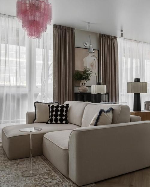 Интерьер квартиры для супружеской пары. 01