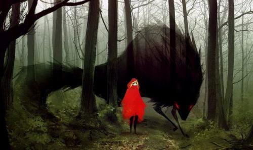 Красная шапочка замок на холме стоял.  