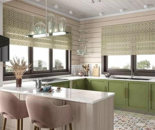 Интерьер дома. В светлых тонах. 07