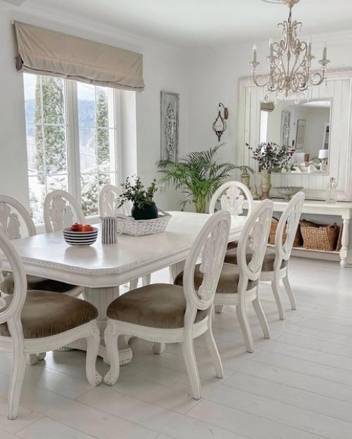 Хозяйка этого белоснежного интерьера стиль своего дома как эклектичный определяет. 03