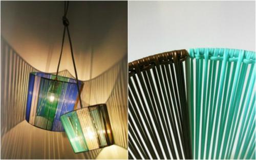Прикольные лампы, люстры и светильники своими руками. 08