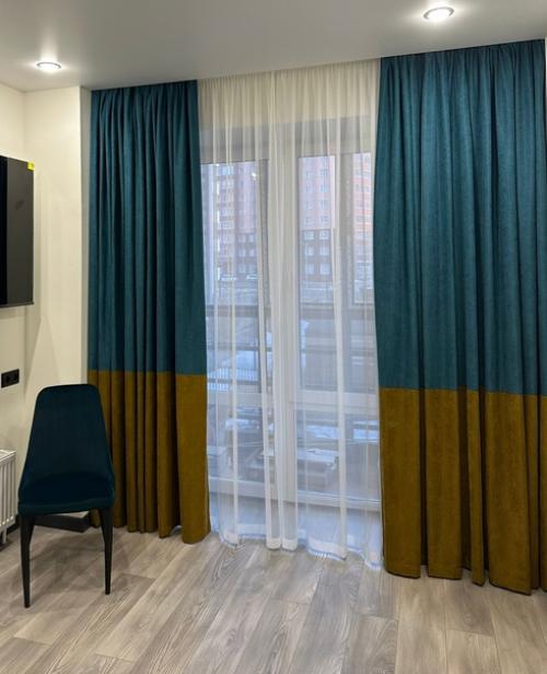 Шторы для гостиной, которые стали стильным дополнением интерьера. 02