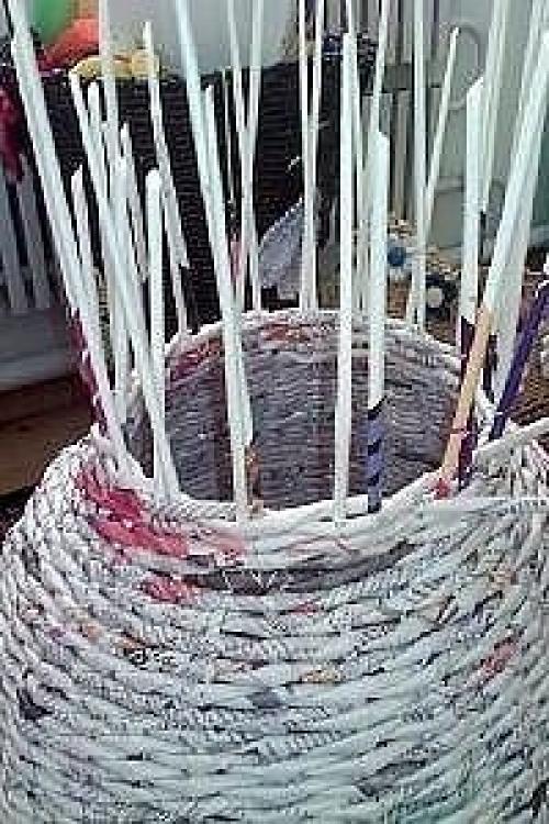 Напольные вазы своими руками. 01