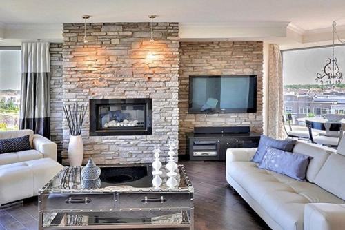 Сайдинг под камень в интерьере. 02