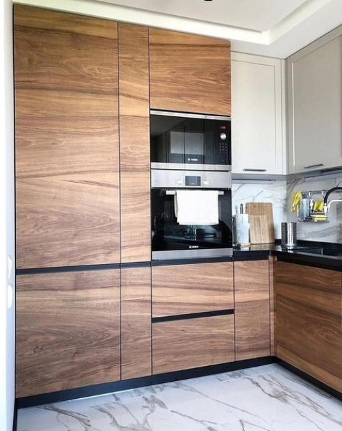 Стильный гарнитур в кухне. 01