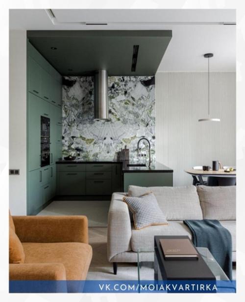 При оформлении интерьера этой квартиры современный тренд использовали. 07