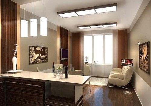 Кухня - студия в доме: особенности планировки и дизайна. 06