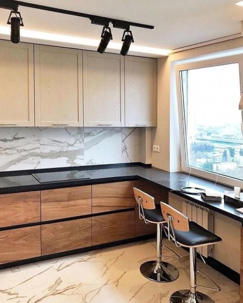 Стильный гарнитур в кухне. 03