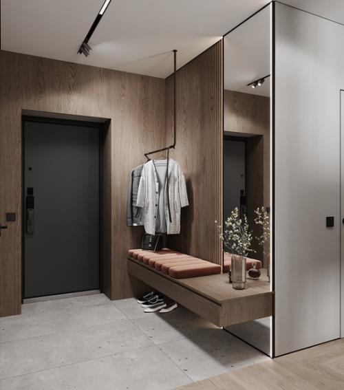 Кухня - гостиная + прихожая площадью 33, 5 кв. 07