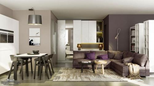 Дизайн квартиры - студии 46 кв. 02