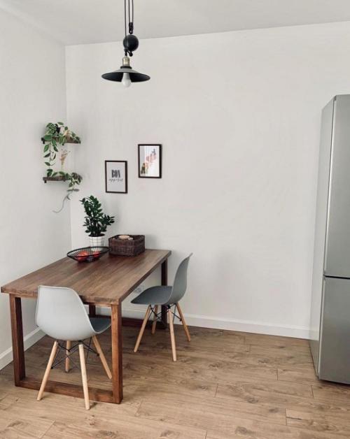 Интерьер кухни. В скандинавском стиле. 05