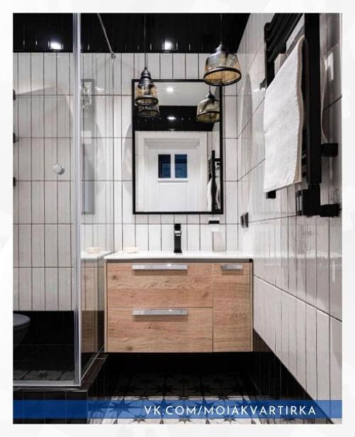 При оформлении интерьера этой квартиры современный тренд использовали. 01