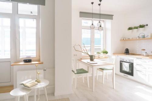 Светлый скандинавский интерьер для двоих на 32 квадратных метрах. 05