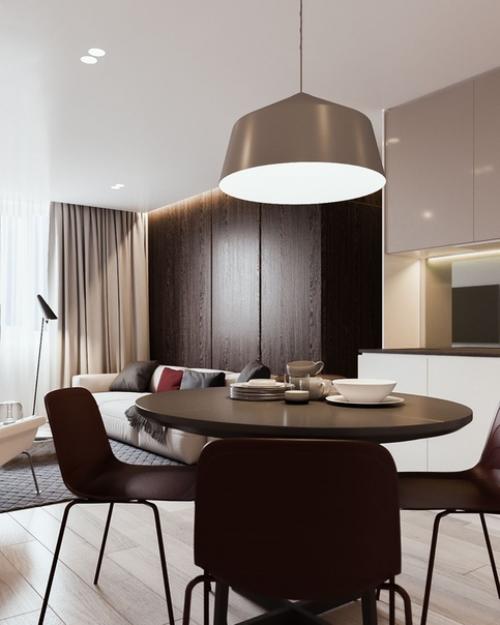 Коричневый цвет в интерьере одним из базовых является. 05