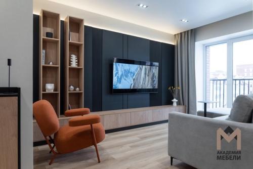 Новая работа - установили мебель в гостиную. 07