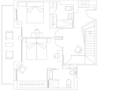 Дуплекс с террасой в Барселоне. 09